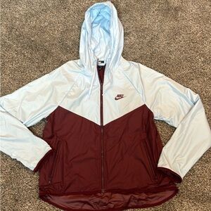 Like NEW! Nike Hooded Windbreaker Jacket- Size S